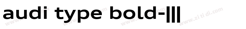audi type bold字体转换